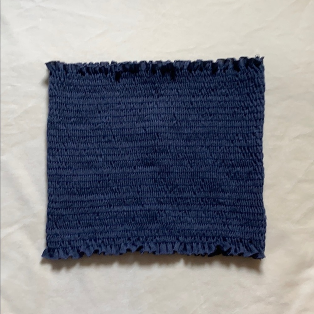 Boujee Navy Stretchy Tube Top